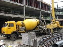 Доставка бетона миксером в Минске